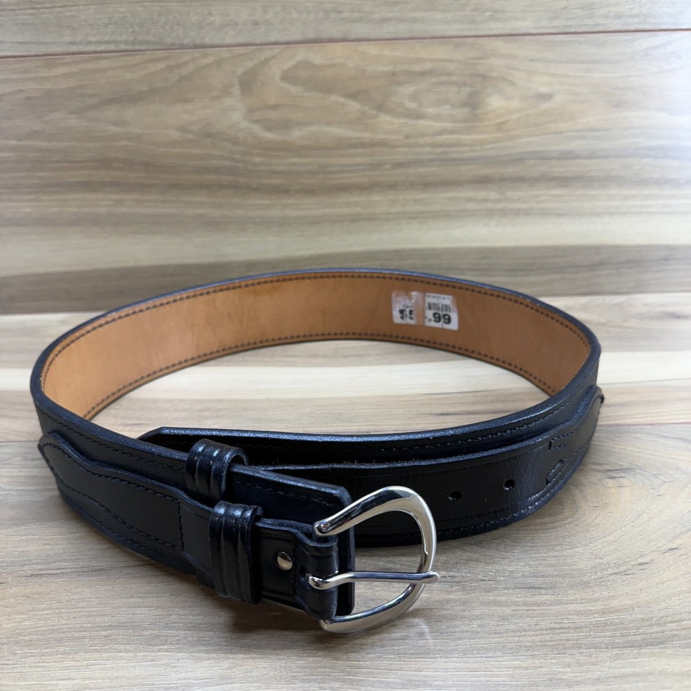 Don Hume Miami Oklahoma Duty Belt Size‎ 30/31 Black Leather Officer